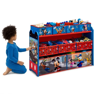 Delta Children Disney Mickey Mouse Deluxe 9 Bin Design And Store Toy Organizer 4 Delta Children Disney Mickey Mouse Deluxe 9 Bin Design And Store Toy Organizer - Image 2