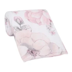 Lambs & Ivy Botanical Baby Watercolor Floral Pink Fleece Baby Blanket -Baby Products Store GUEST 64df0196 0d16 45b5 95e1 68fbaad4b258