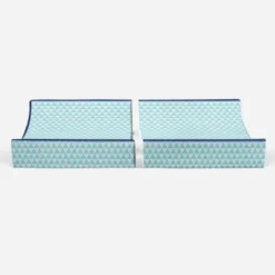 Bacati - Liam Aqua Triangles Quilted Muslin Changing Pad Cover -Baby Products Store GUEST 67b9ace0 79f3 4653 927a 4224e23fffe4