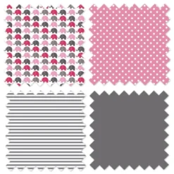 Bacati - Elephants Pink/Fuschia/Gray 6 Pc Crib Bedding Set With Long Rail Guard Cover -Baby Products Store GUEST 695ced61 a5cd 456d a6cb 127e534f169d