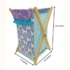 Bacati - Isabella Paisley Aqua/Lilac/Purple Laundry Hamper With Wooden Frame 2 Bacati - Isabella Paisley Aqua/Lilac/Purple Laundry Hamper With Wooden Frame -Baby Products Store GUEST 6c30cc63 d872 4a4d 94b0 5f208e2ca4ce