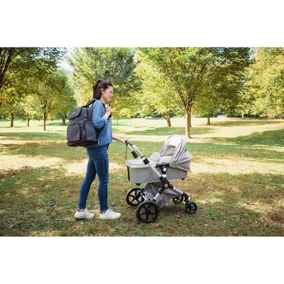 Baby Brezza Dante Back Pack Diaper Bag - Black 11 Baby Brezza Dante Back Pack Diaper Bag - Black - Image 9