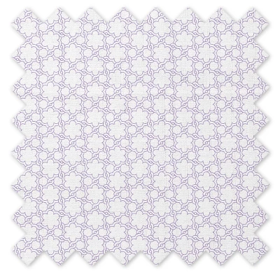 Bacati - Floral Quilted Muslin Changing Pad Cover Lilac 10 Bacati - Floral Quilted Muslin Changing Pad Cover Lilac - Image 8