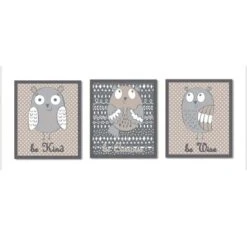Bacati - Owls In The Woods Beige/Gray 10 Pc Crib Bedding Set With 2 Crib Fitted Sheets -Baby Products Store GUEST 75bbe356 8595 4d03 9b1a eb752b8a66a9