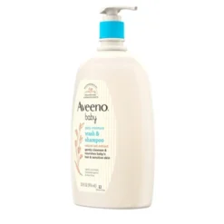 Aveeno Baby Gentle Wash & Shampoo With Natural Oat Extract For Sensitive Hair & Skin - Lightly Scented - 33 Fl Oz -Baby Products Store GUEST 7874f436 283c 43ee 823e 512e96b9e7c5
