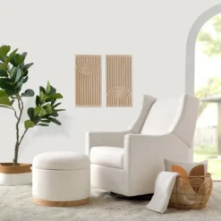 Babyletto Naka Storage Ottoman With Light Wood Base - Greenguard Gold Certified -Baby Products Store GUEST 7b678fff 566b 434b bcb8 031b224eee6e