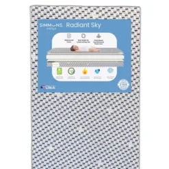 Simmons Kids' Dual Sided Baby Crib Mattress And Toddler Mattress - Radiant Sky -Baby Products Store GUEST 7d7448d8 b151 4e44 953b 7519015397e0