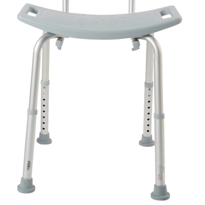 McKesson Bath Bench With Removable Back Shower Chair, 1 Count 10 McKesson Bath Bench With Removable Back Shower Chair, 1 Count - Image 8