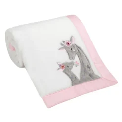 Lambs & Ivy Giraffe And A Half Soft White Fleece Appliqued Baby Blanket -Baby Products Store GUEST 837557e7 413f 41ee 999d 3833ff316e0d