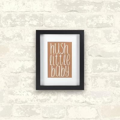 RoomMates Framed Wall Poster Prints Hush Little Baby - Rose Gold 4 RoomMates Framed Wall Poster Prints Hush Little Baby - Rose Gold - Image 2