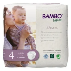 Bambo Nature Dream Baby Diapers - Eco-Friendly, Heavy Absorbency - Size 4, 15-31 Lbs -Baby Products Store GUEST 84a431b0 afbf 49e7 8bf8 e850dd1a199a