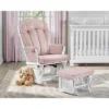 Suite Bebe Victoria Glider And Ottoman - White Wood And Pink Fabric -Baby Products Store GUEST 8ab35557 2b38 49de 9aea d528b3a844c8