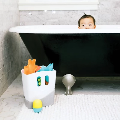 Ubbi® Ubbi Bath Toy Drying Bin - Gray 6 Ubbi® Ubbi Bath Toy Drying Bin - Gray - Image 4