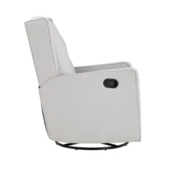 Suite Bebe Bryton Gliding Swivel Recliner Accent Chair - Tufted - Woven Gray Fabric -Baby Products Store GUEST 8f762384 4460 43af 9f9f fe2ed5ed5681