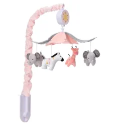 Lambs & Ivy Jazzy Jungle Peach/Gray Safari Animals Musical Baby Crib Mobile -Baby Products Store GUEST 912e1343 a6e5 48a4 9da8 8d8c328bd4b2