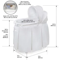 Badger Basket Wishes Oval Bassinet -Baby Products Store GUEST 93c53299 52e8 4c1a bd01 ffda9196a410