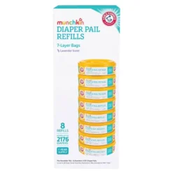 Munchkin Arm & Hammer Diaper Pail Refill Rings - 8pk -Baby Products Store GUEST 97be16a8 50f6 465c 8090 002ec5d8855d