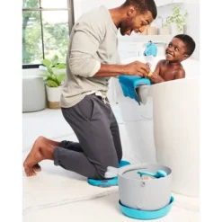 Skip Hop Moby Stowaway Bath Toy Bucket - Gray -Baby Products Store GUEST 9c35620a 99b8 473f 8b51 e7d884c50c63