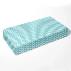 Bacati - Herringbone Aqua Muslin 3 Pc Toddler Bed Sheet Set 100 Pecent Cotton -Baby Products Store GUEST a0918052 6099 4adc 95bf ae1e01be67bd