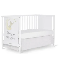 Dream On Me Moon Bear Reaching For The Stars 4 In 1 Modern Island Convertible Crib With Rounded Spindles Mural On One End Panel, White Finish 9 Dream On Me Moon Bear Reaching For The Stars 4 In 1 Modern Island Convertible Crib With Rounded Spindles Mural On One End Panel, White Finish -Baby Products Store GUEST a0a0a946 eb84 46d2 ad77 1501173be753