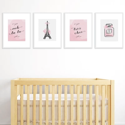 Big Dot Of Happiness Paris, Ooh La La - Unframed Eiffel Tower Nursery And Kids Room Linen Paper Wall Art - Set Of 4 - Artisms - 8 X 10 Inches 3 Big Dot Of Happiness Paris, Ooh La La - Unframed Eiffel Tower Nursery And Kids Room Linen Paper Wall Art - Set Of 4 - Artisms - 8 X 10 Inches