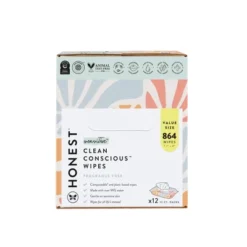 The Honest Company Plant-Based Baby Wipes Made With Over 99% Water - Sunburst - 864ct -Baby Products Store GUEST a362b109 1a52 495f bca8 ac25954dbb72