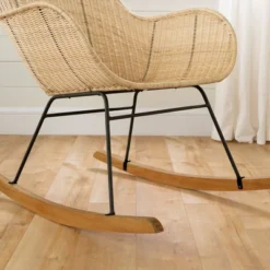 South Shore Balka Rocking Accent Chair - Rattan -Baby Products Store GUEST a4f55541 afa8 48a9 9d42 a1eb825db571