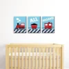 Big Dot Of Happiness Railroad Crossing - Steam Train Baby Boy Nursery Wall Art And Kids Room Decor - Gift Ideas - 7.5 X 10 Inches - Set Of 3 Prints -Baby Products Store GUEST a7d62de1 381f 4f5b 8b69 59f56192ebb1