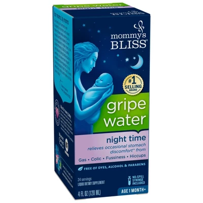 Mommy’s Bliss Mommy's Bliss Gripe Water Night Time For Colic, Gas Or Stomach Discomfort - 4 Fl Oz 5 Mommy’s Bliss Mommy's Bliss Gripe Water Night Time For Colic, Gas Or Stomach Discomfort - 4 Fl Oz - Image 3