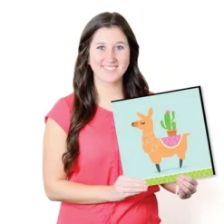 Big Dot Of Happiness Whole Llama Fun - Kids Room, Nursery Decor And Home Decor - 11 X 11 Inches Nursery Wall Art - Set Of 4 Prints For Baby's Room -Baby Products Store GUEST ae49d5f1 fbd8 49c7 bbaf b3812fef1567