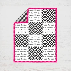 Bacati - Love Black Fuschia 4 Pc Crib Bedding Set With Diaper Caddy -Baby Products Store GUEST ae77da45 4844 4178 a14c 6c863ba35687