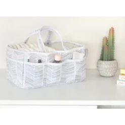 Trend Lab Storage Caddy - Gray Herringbone -Baby Products Store GUEST b2b4fa39 d6fb 4f74 bbb9 ba703ea5c749