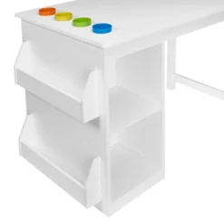 Kids' Art Activity Table With Storage White - RiverRidge Home -Baby Products Store GUEST b5decb36 2a31 440c b81d d11273454525