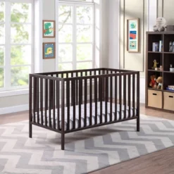 Suite Bebe Palmer 3-in-1 Convertible Island Crib - Espresso