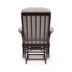 Storkcraft Tuscany Espresso Frame Glider And Ottoman