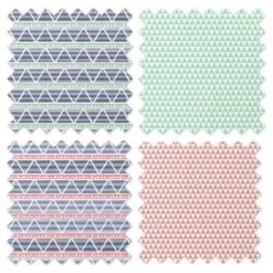 Bacati - Emma Aztec Print Coral/Mint/Navy Triangles Muslin Swaddling Blankets Set Of 4 -Baby Products Store GUEST bf0f8317 468a 4c29 a70f e767ee809c84