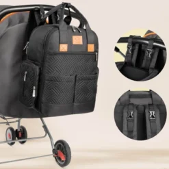 KeaBabies Bree Diaper Bag Backpack, Waterproof Baby Diaper Bags With Changing Pad, Girl, Boy, 2 Kids Travel Essentials (Charcoal) -Baby Products Store GUEST c20ddb82 d9f7 4cc3 8720 56f867d7bc60