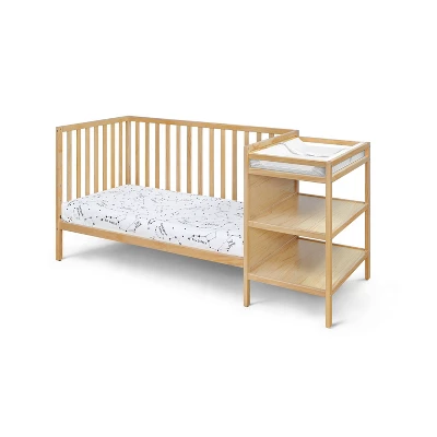Suite Bebe Palmer 3-in-1 Convertible Island Crib And Changer Combo - Natural 6 Suite Bebe Palmer 3-in-1 Convertible Island Crib And Changer Combo - Natural - Image 4