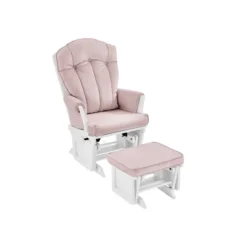 Suite Bebe Victoria Glider And Ottoman - White Wood And Pink Fabric -Baby Products Store GUEST c63f2525 1a21 4a9e 8699 b66aa19f0792