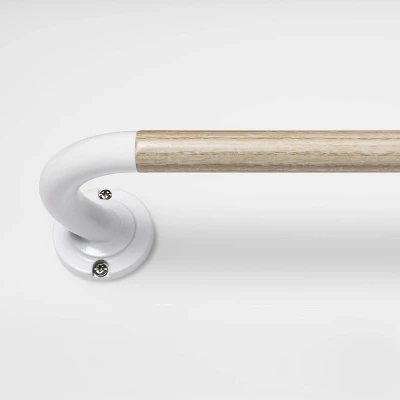 Blackout Kids' Curtain Rod Natural Wood/White - Pillowfort™ 6 Blackout Kids' Curtain Rod Natural Wood/White - Pillowfort™ - Image 4