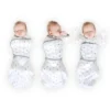 SwaddleDesigns Omni Swaddle Sack Swaddle Wrap - White - S - 0-3 Months