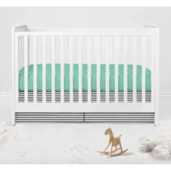 Bacati - Elephants Mint/Yellow/Gray 10 Pc Crib Bedding Set With 2 Crib Fitted Sheets -Baby Products Store GUEST cb618d56 f579 4938 9292 be51b40d740e 1