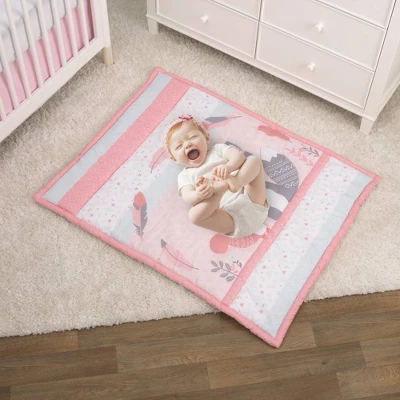 NoJo Little Love Desert Flower Fox And Feathers Crib Bedding Set - 3pc 5 NoJo Little Love Desert Flower Fox And Feathers Crib Bedding Set - 3pc - Image 3