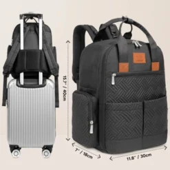 KeaBabies Bree Diaper Bag Backpack, Waterproof Baby Diaper Bags With Changing Pad, Girl, Boy, 2 Kids Travel Essentials (Charcoal) -Baby Products Store GUEST cd052531 1bd5 4b76 b3d2 68bea40b376f