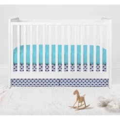Bacati - Liam Aqua Orange Navy 6 Pc Crib Bedding Set With Long Rail Guard Cover 15 Bacati - Liam Aqua Orange Navy 6 Pc Crib Bedding Set With Long Rail Guard Cover -Baby Products Store GUEST d2698c47 1f6f 44fd afa9 07037d83a621