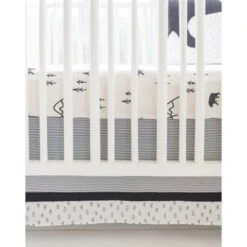 Crib Bedding Set My Baby Sam White Black -Baby Products Store GUEST d28f71a1 82f7 40e2 8bdf 850f32b48939
