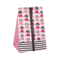Bacati - Elephants Pink/Fuschia/Gray 6 Pc Crib Bedding Set With Long Rail Guard Cover -Baby Products Store GUEST d38dc78e 7460 4474 99b3 bd27cafb6a0e