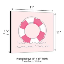 Big Dot Of Happiness Ahoy - Nautical Girl - Kids Room, Nursery Decor And Home Decor - 11 X 11 Inches Kids Wall Art - Set Of 4 Prints 12 Big Dot Of Happiness Ahoy - Nautical Girl - Kids Room, Nursery Decor And Home Decor - 11 X 11 Inches Kids Wall Art - Set Of 4 Prints -Baby Products Store GUEST d3f994f2 7add 4344 8c59 6d61a52c04e5