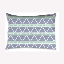 Bacati - Noah Large Triangles Mint Navy Muslin 3 Pc Toddler Bed Sheet Set -Baby Products Store GUEST d5615b1a 63c3 4fc6 8d29 583ed1bf8b70