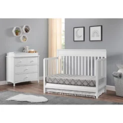 Oxford Baby Castle Hill 4-in-1 Crib - Barn White -Baby Products Store GUEST d77d27d4 efc7 4114 b2d1 af330724ffe8